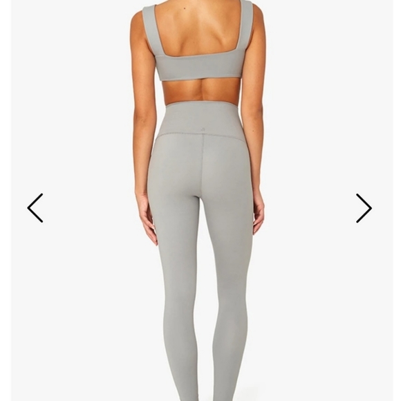 Set Weworewhat lace up legging and top gray - Picture 4 of 6